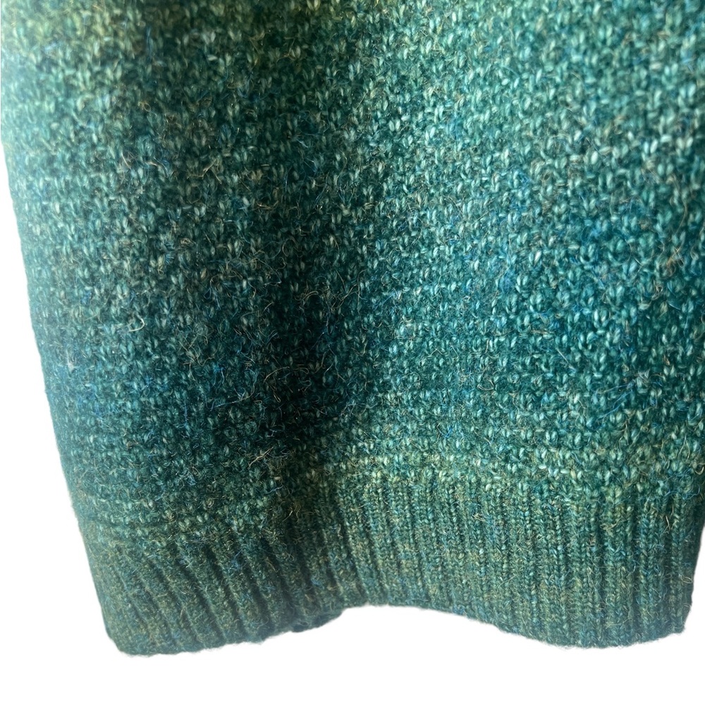Talisman Green Ombre Long Cardigan Open Front Oversized One Size NWT - Picture 7 of 12